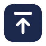Upload Square SVG Icon